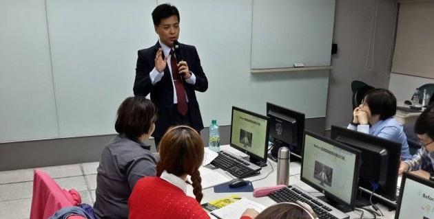 騏璣資訊科技總經理謝博士於逢甲大學進修學院106上半年度產業 活動照片