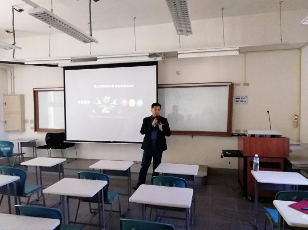 騏璣資訊科技總經理謝竣翔博士很榮幸受邀至虎尾科技大學資訊管理 活動照片